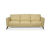 Malaga Cream Leather Sofa Model 55005 By ACME Furniture